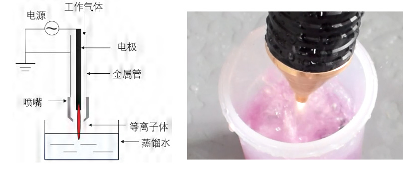 大氣等離子體射流(APPJ)活化水(液體)